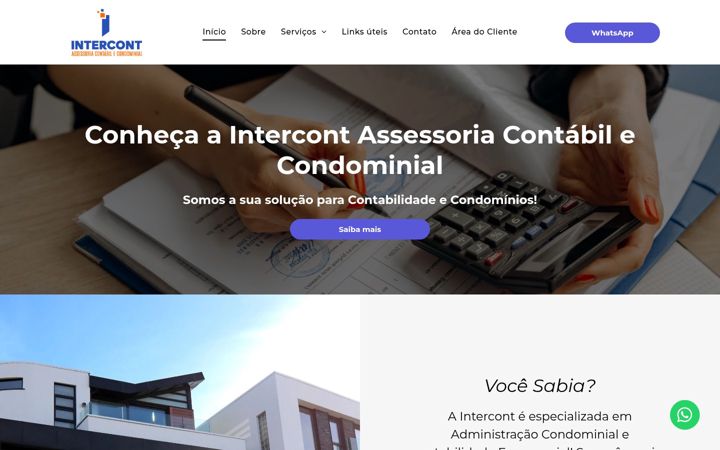 Screenshot of intercontmg.com.br