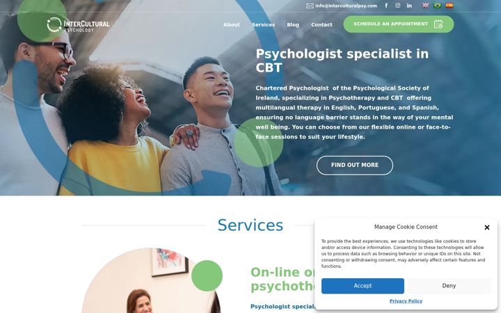Screenshot of interculturalpsy.com