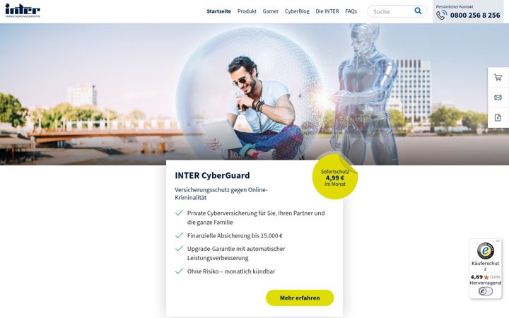 Screenshot of intercyberguard.de