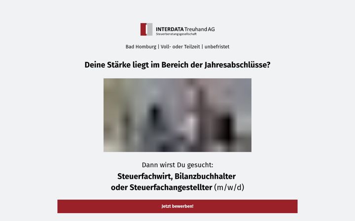 Screenshot of interdata-treuhand-karriere.de