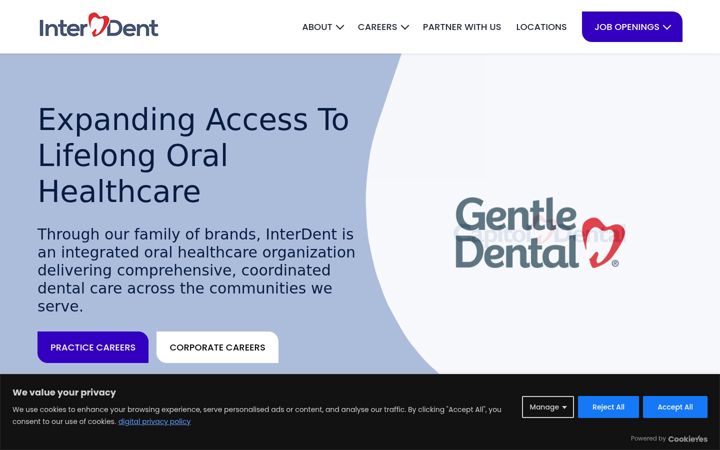Screenshot of interdent.com