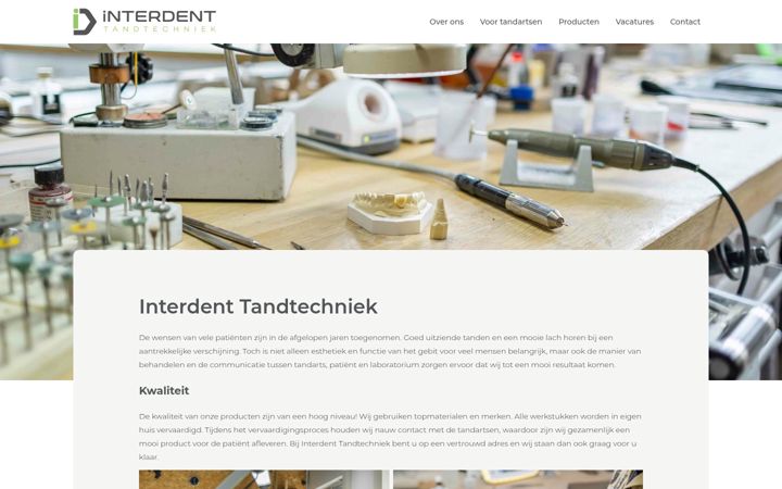 Screenshot of interdent.nl