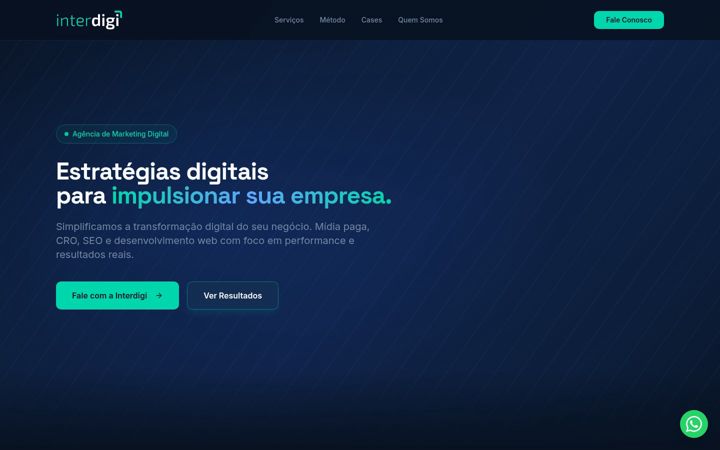 Screenshot of interdigi.com.br