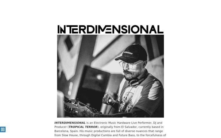 Screenshot of interdimensionalworks.com