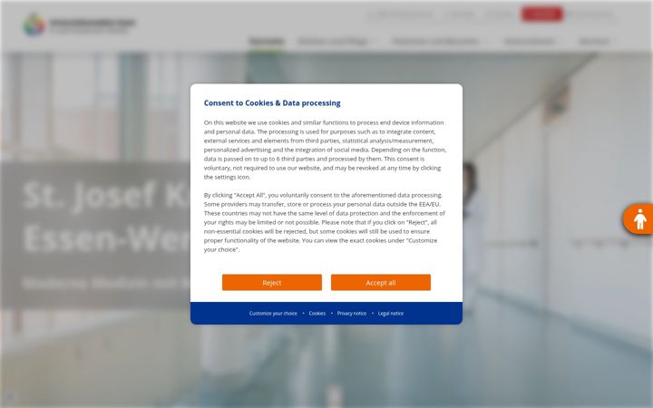 Screenshot of interdisziplinaeres-bauchzentrum.de