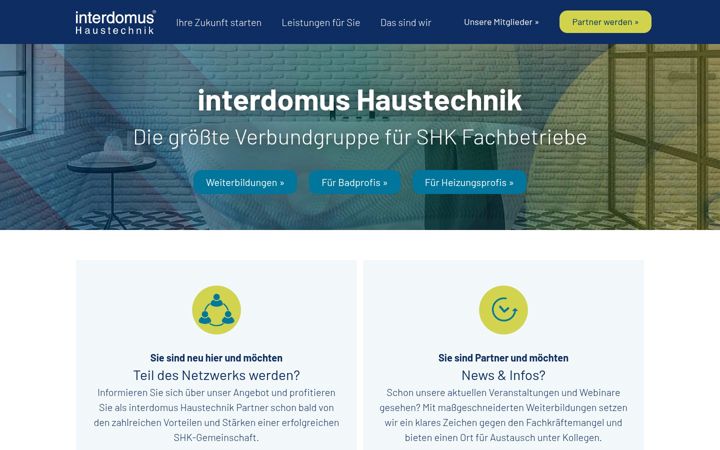 Skjermbilde av interdomus.de