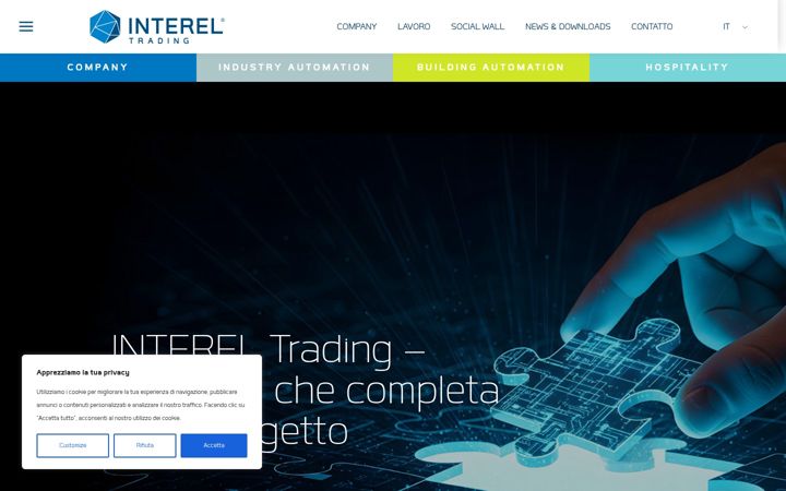 Screenshot of interel-trading.eu