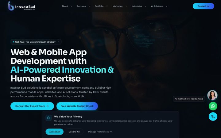 Screenshot of interestbudsolutions.com