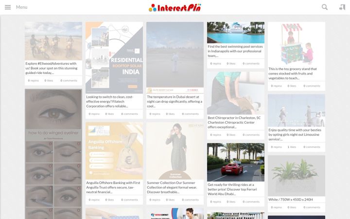 Captura de ecrã de interestpin.com