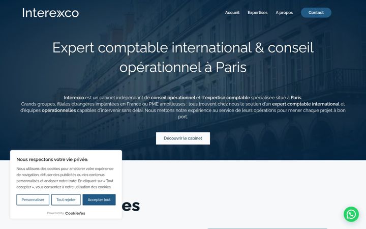 Screenshot of interexco.fr