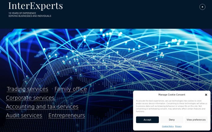 Screenshot of interexperts.ch