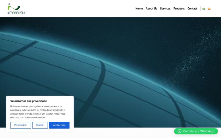 Screenshot of interfasul.com.br