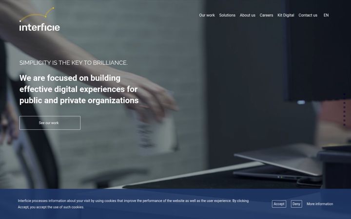 Screenshot of interficie.com