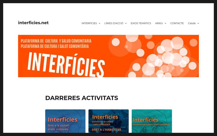 Screenshot of interficies.net