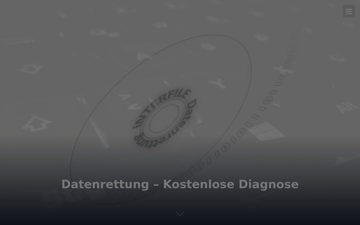 Screenshot of interfile.de