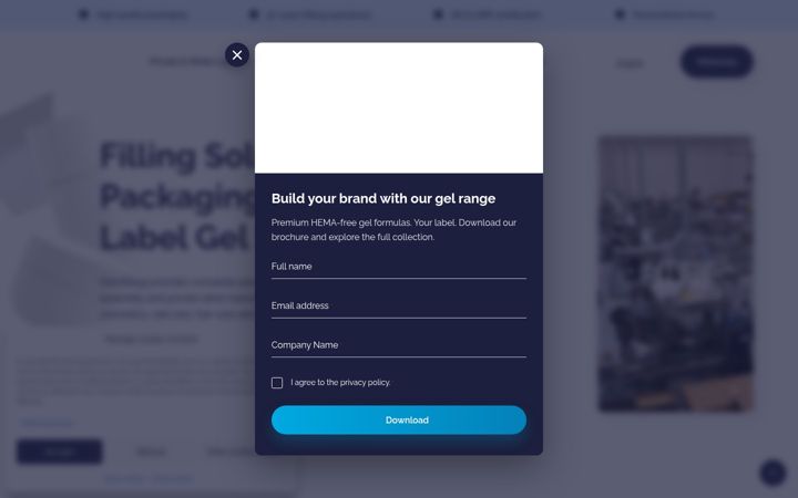 Screenshot of interfilling.com