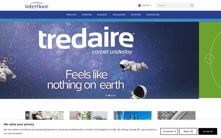 Screenshot of interfloor.com