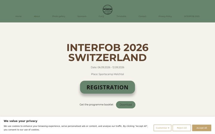 Screenshot of interfob.eu