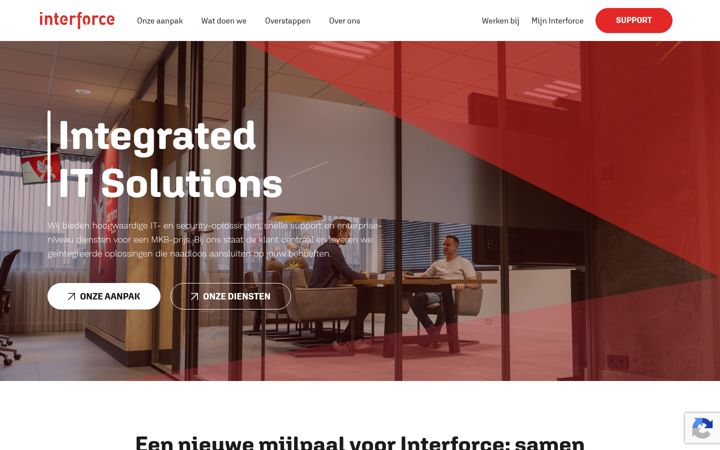 Screenshot of interforce.eu