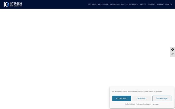Screenshot of intergem.de