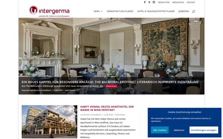 Screenshot of intergerma.de