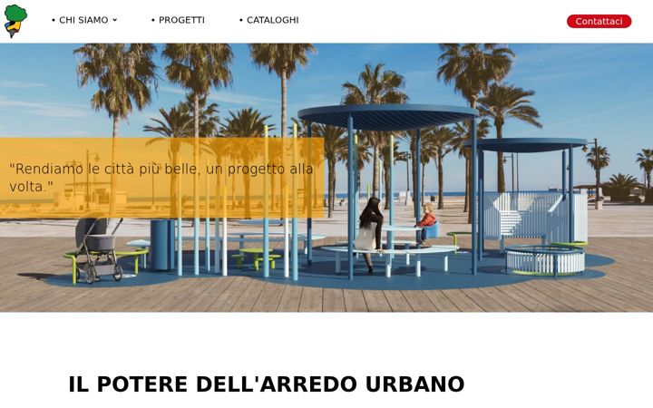 Screenshot of intergreensrlarredourbano.it