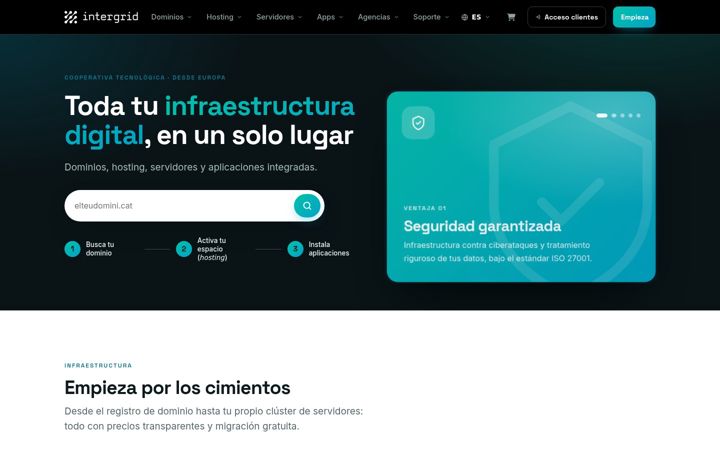 Screenshot of intergrid.es