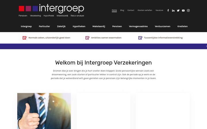 Screenshot of intergroep.com