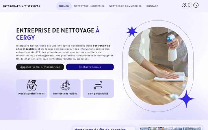 Screenshot of interguard.fr