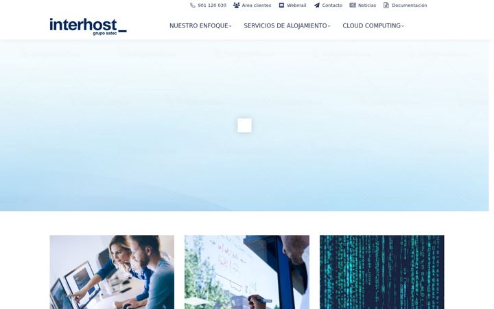 Képernyőkép: interhost.com