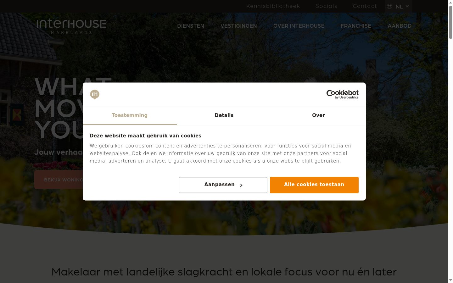 Screenshot tal-banner tal-kunsens muri qabel kwalunkwe interazzjoni