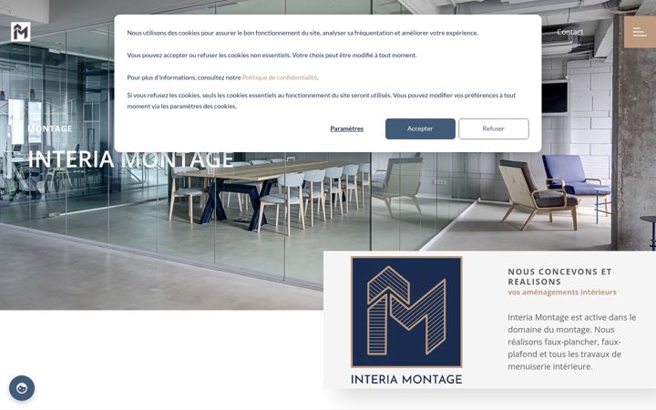Skærmbillede af interia-montage.ch