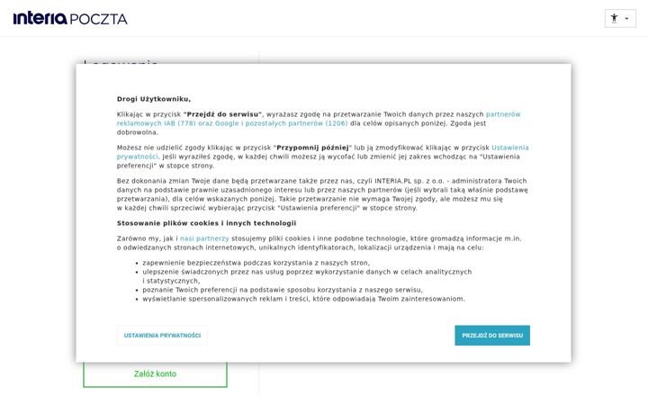 Screenshot of interia.eu