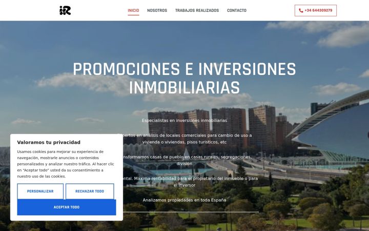 Screenshot of interiarestaura.com