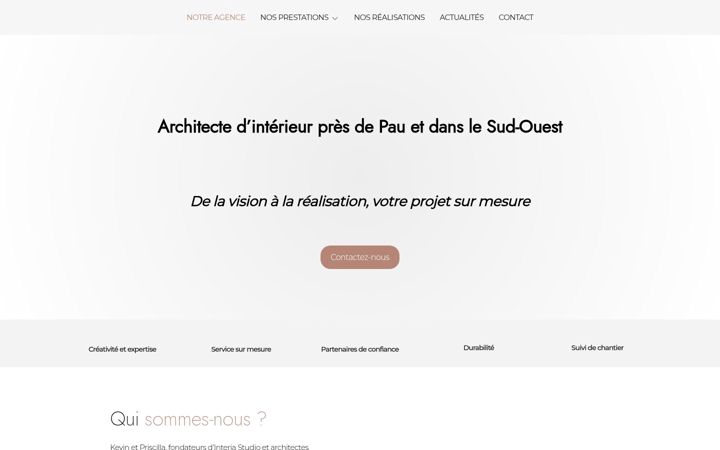 Screenshot of interiastudio.fr