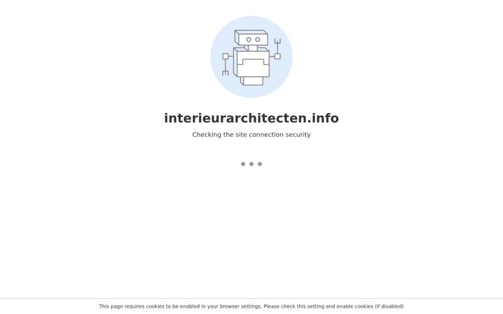 Screenshot of interieurarchitecten.info