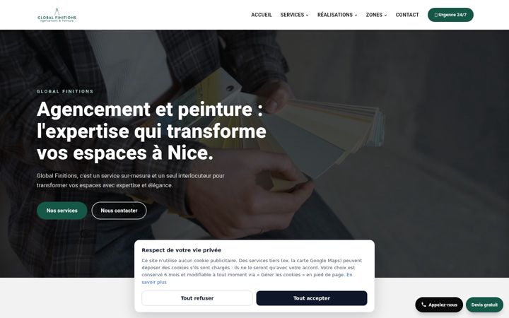 Screenshot of interieure-nice.fr