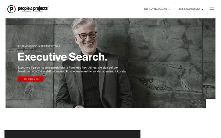 Screenshot of interim-management.com.de