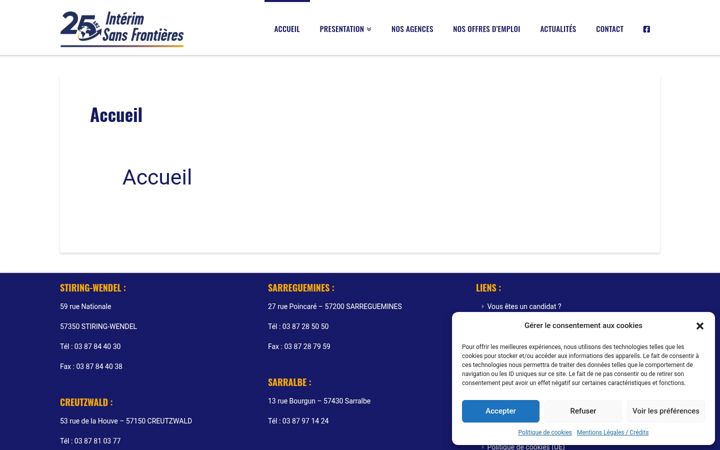 Screenshot of interim-sans-frontieres.com