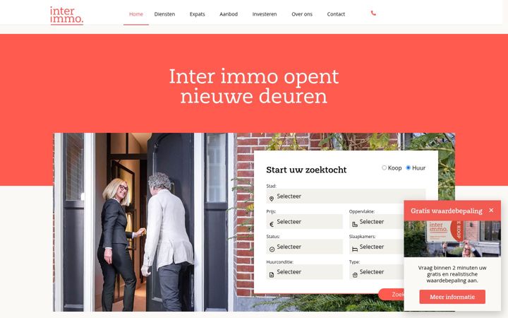 Screenshot of interimmo.nl