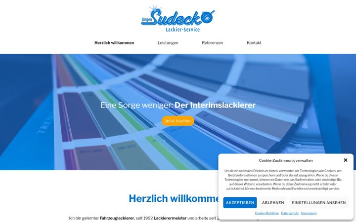 Screenshot of interimslackierer.de