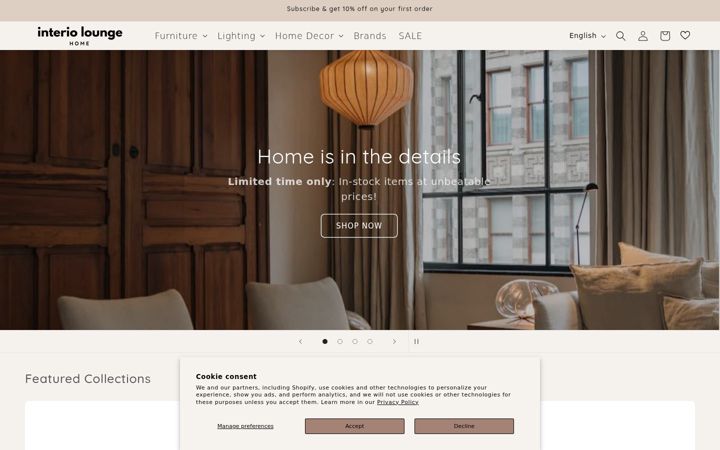Screenshot of interiolounge.com