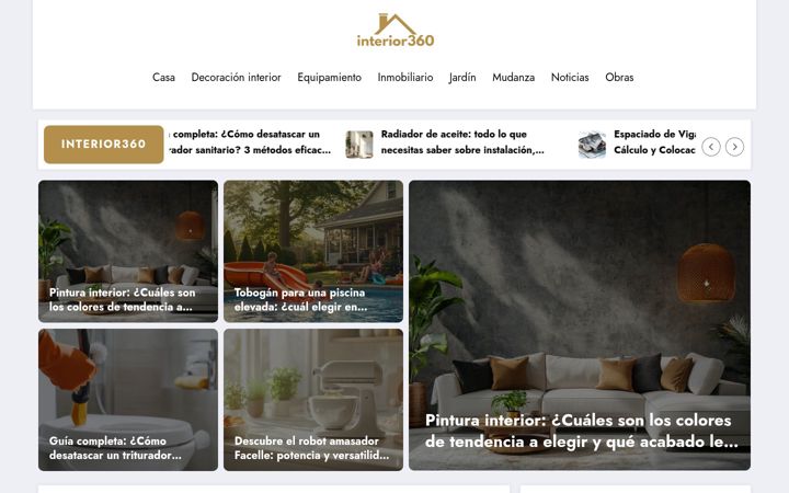 Screenshot of interior360.es