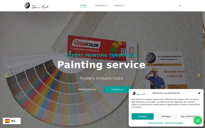 Screenshot of interiorbuild.es