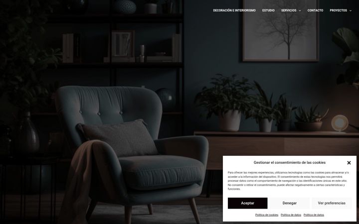 Screenshot of interiorismolandaluce.com