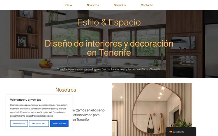 Screenshot of interiorismoydecoracion.es