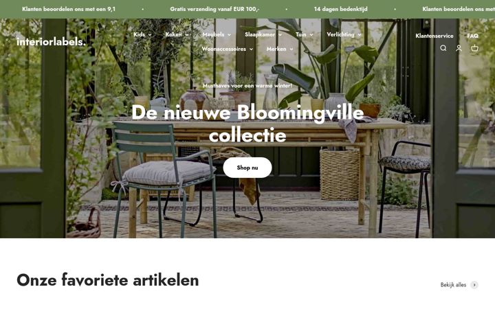 Screenshot of interiorlabels.be