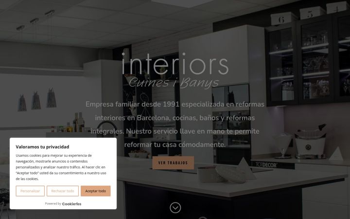 Screenshot of interiorscuinesibanys.com