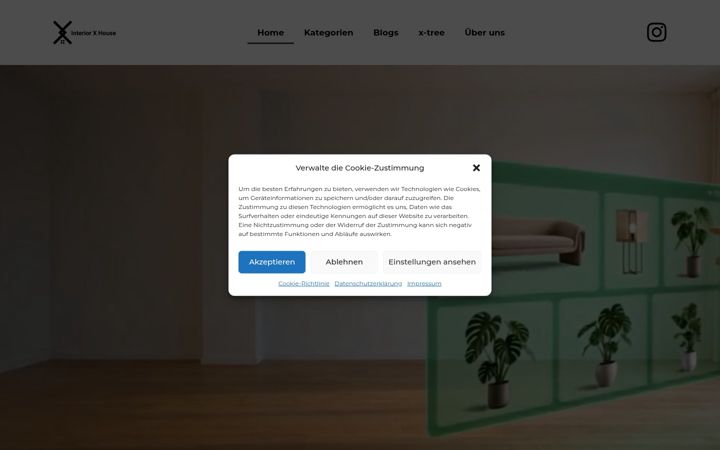 Screenshot of interiorxhouse.de