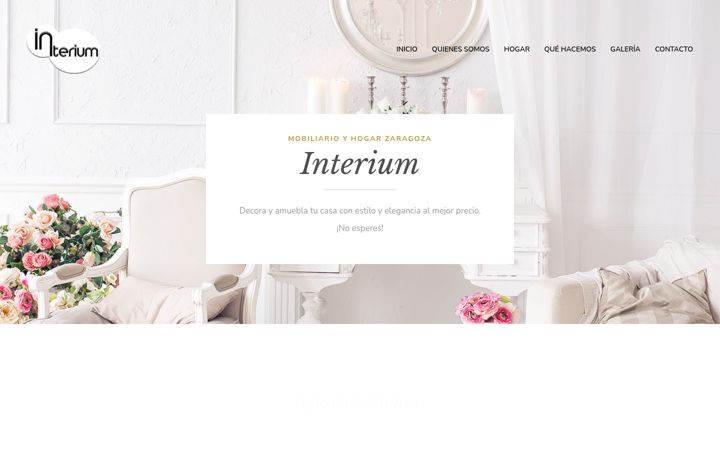 Screenshot of interium.es